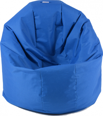 Fotoliu Mediu Relaxo XL - Electric Blue pretabil si la exterior umplut cu perle polistiren Fabricat in Romania 