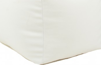 Fotoliu Mediu Sunlounger - White GAMA PREMIUM PU umplut cu perle polistiren fotoliu para marca Pufrelax Fabricat in Romania 