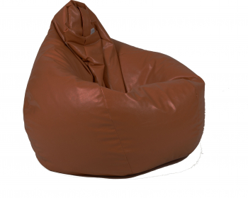 Fotoliu Mic Copii 4-14 ani Nirvana Light - Chocolate piele eco umplut cu perle polistiren beanbag marca Pufrelax Fabricat in Romania 