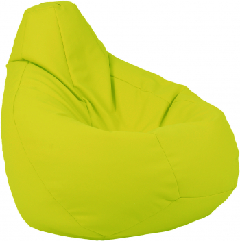 Fotoliu Mic Copii 4-14 ani Nirvana Light - Panama Green Neon pretabil la exterior husa detasabila umplut cu perle polistiren 