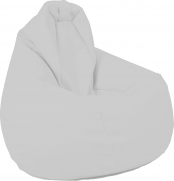 Fotoliu Pufrelax Nirvana Hobbit - Teteron Dusty White pretabil si la exterior umplut cu perle polistiren 