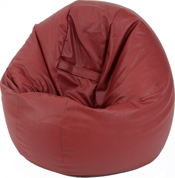 Fotoliu pentru Copii 2-14 ani Relaxo - Bordo piele eco umplut cu perle polistiren Fabricat in Romania 