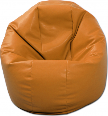 Fotoliu pentru Copii 2-14 ani Relaxo - Caramel piele eco umplut cu perle polistiren beanbag marca Pufrelax Fabricat in Romania