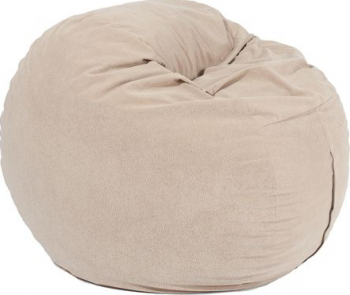 Fotoliu Puf pentru copii 5-16 ani Matusalem - Beige Gama Plush Honey umplut cu fulgi de burete memory mix and reg 