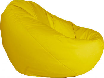 Fotoliu Puf tip Sac Nirvana Gigant - Panama Yellow Quince pretabil si la exterior umplut cu perle polistiren 