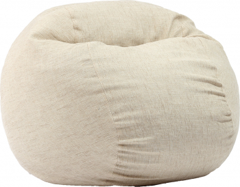 Fotoliu Pufrelax Matusalem - Beige Brulee Gama Premium Rustic umplut cu fulgi de burete memory mix 