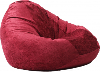 Fotoliu Pufrelax Nirvana Gigant Gama Premium Rustic Sour Cherry cu husa detasabila textila umplut cu perle polistiren 