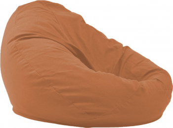 Fotoliu Pufrelax Nirvana Gigant Gama Premium - Terracotta Orange cu husa detasabila textila umplut cu perle polistiren 