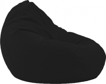 Fotoliu Pufrelax Nirvana Grande Gama Premium - Eerie Black cu husa detasabila textila umplut cu perle polistiren 