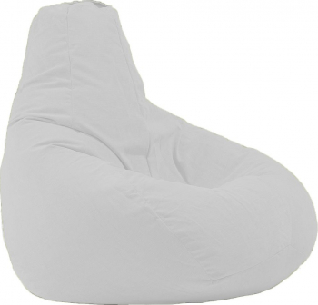 Fotoliu Pufrelax Nirvana Hobbit - Angora Grey Gama Premium cu husa detasabila textila umplut cu perle polistiren 
