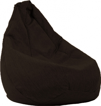 Fotoliu Pufrelax Nirvana Hobbit Dark Chocolate Gama Premium Textil cu husa detasabila textila umplut cu perle polistiren 