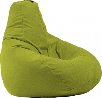Fotoliu Pufrelax Nirvana Hobbit - Guacamole Gama Premium cu husa detasabila textila umplut cu perle polistiren 