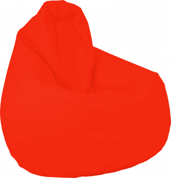 Fotoliu Pufrelax Nirvana Hobbit - Neon Orange pretabil si la exterior husa detasabila umplut cu perle polistiren Fabricat in Romania