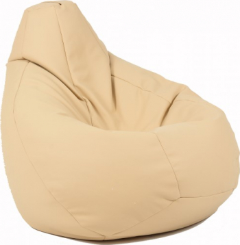Fotoliu Pufrelax Nirvana Hobbit - Nude GAMA PREMIUM PU umplut cu perle polistiren fotoliu para marca Pufrelax Fabricat in Romania 