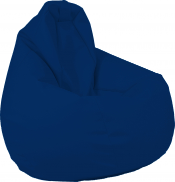 Fotoliu Pufrelax Nirvana Hobbit - Teteron Blue Royal pretabil si la exterior umplut cu perle polistiren 