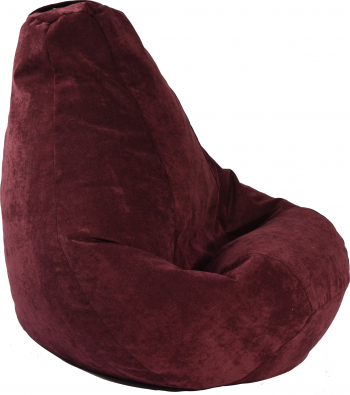 Fotoliu Pufrelax Nirvana Hobbit Velvet Marsala Gama Premium Textil cu husa detasabila textila umplut cu perle polistiren 