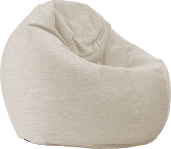 Fotoliu Pufrelax Relaxo XL Gama Premium - Rainy Day cu husa detasabila textila umplut cu perle polistiren