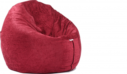 Fotoliu Pufrelax Relaxo XL Gama Premium Rustic Sour Cherry cu husa detasabila textila umplut cu perle polistiren 