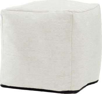 Fotoliu Pufrelax Taburet Cub - Lovesack Gama Premium Rustic cu husa detasabila textila umplut cu perle polistiren 