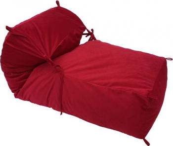 Fotoliu Pufrelax Yoga XL - Red Diamond Gama Plush Honey umplut cu fulgi de burete memory mix and reg 