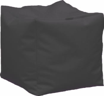Fotoliu Taburet Cub XL - Dark Grey GAMA PREMIUM PU umplut cu perle polistiren 