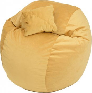 Set Fotoliu Puf pentru Copii 5-16 ani Matusalem + Perna decorativa - Lemon Gama Diamond umplut cu fulgi de burete memory mix and reg 