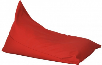 Fotoliu Mediu Kudos - Panama Red pretabil si la exterior umplut cu perle polistiren fotoliu sac marca Pufrelax Fabricat in Romania