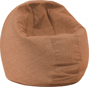 Fotoliu Pufrelax Relaxo Gama Premium - Terracotta Orange cu husa detasabila textila umplut cu perle polistiren 