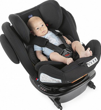 Scaun auto rotativ isofix Chicco Unico Air Plus Black Air negru 0luni+ 