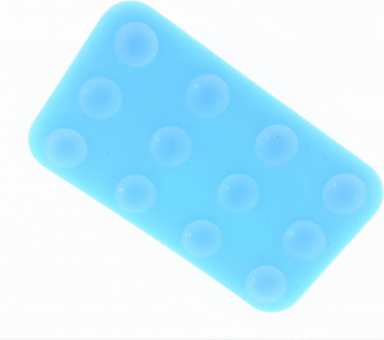 Suport silicon pentru smartphone double side stick mix color 