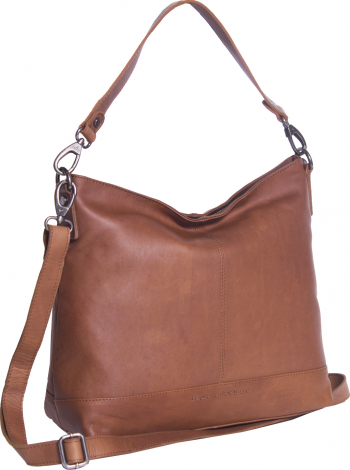 Geanta de dama The Chesterfield Brand piele naturala maro coniac de mana si umar Amelia 