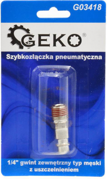 Cuplaj pneumatic rapid 1/4 and filet cu etansare Geko G03418 