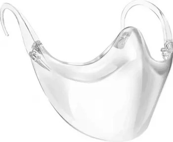 Masca de Protectie Transparenta pentru Adulti Fixare Confortabila cu Brate de Ochelari pe Urechi Neo Half Guard