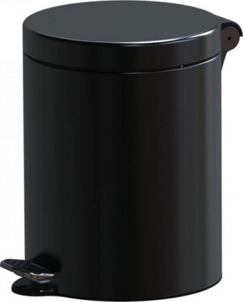 Cos menajer cu pedala Metal 5L Negru Studio Casa 