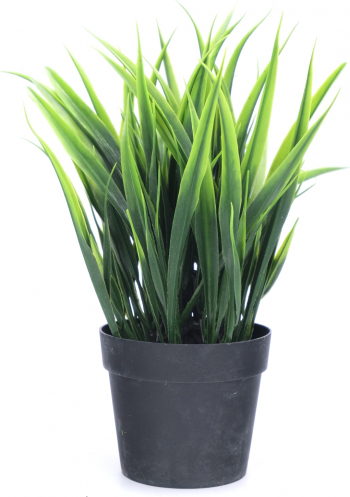 Ghiveci cu floare artificiala decorativa verde 26 cm 