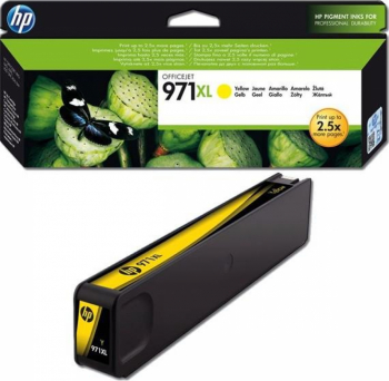 Cartus cerneala HP CN628AE Yellow 6600pag HP Officejet Pro X451DW Officejet Pro X476dw Officejet Pro X551DW Officejet ProX576dw NR.971XL 