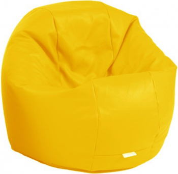 Fotoliu Mic Relaxo - Yellow Quince pretabil si la exterior umplut cu perle polistiren Fabricat in Romania 