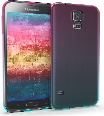 yarn fuse hard Husa pentru Samsung Galaxy S5 / Galaxy S5 Neo Silicon Roz 36053.01 la CEL.ro