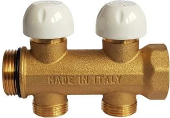 Colector termostatic 2 cai TIEMME 