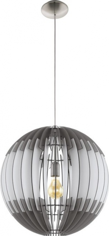 Pendul Olmero 96974 E27 60W Alb + Gri 