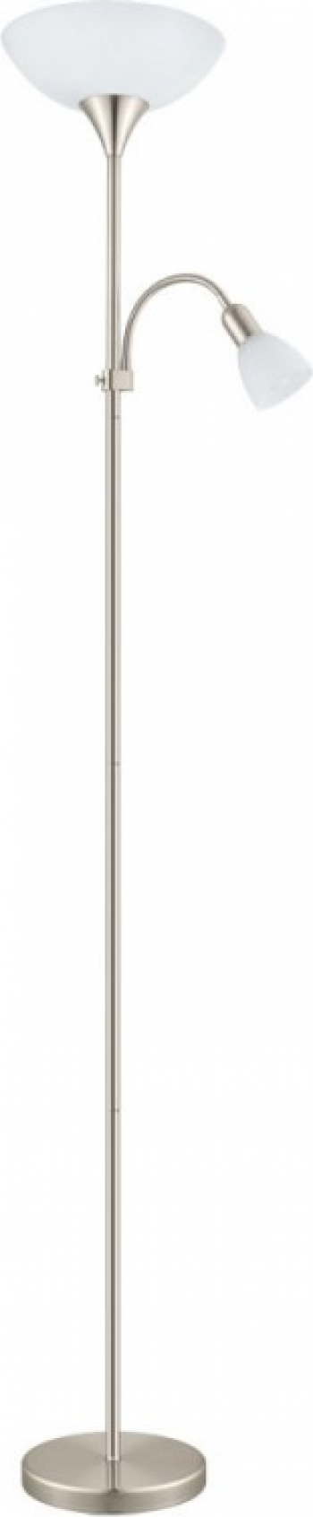 Lampadar EGLO UP5 93207 7W E27-LED 4W E14-LED alb/nichel satinat