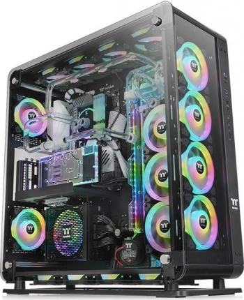 Carcasa Thermaltake Core P8 Tempered Glass Negru 