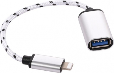 Cablu OTG USB Lightning - USB mama elSales ELS-OTG lungime 15 cm 