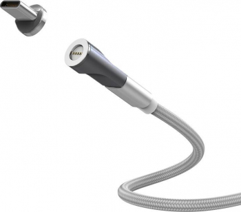 Adaptor Orico MT01 Micro USB - Type-C Magnetic Argintiu 
