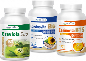 Graviola Duo + Casinovita B15 + Casinovita B6 Medicinas 