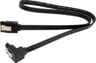 Cablu elSales ELS-SS90 cu conector SATA - SATA 90 grade negru