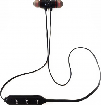 Casti audio Bluetooth Magnetice Microfon Light Weight Negru/Rosu 