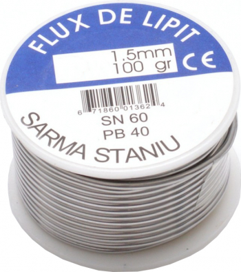 Fludor pentru lipit 1.5mm 100 g elSales ELS-F15 argintiu