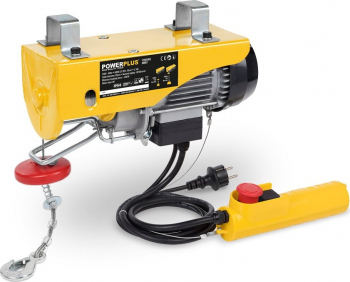 Scripete palan electric Powerplus POWX902 1050W greutate 600kg/6m 300kg/12m 