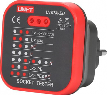Tester Priza UNI-T 230V AC UT07A-EU 